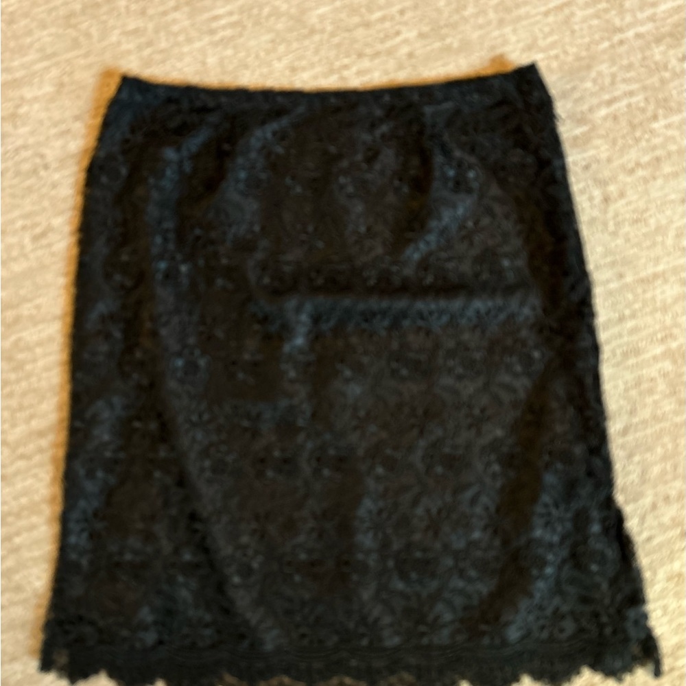Apt 9 black lace skirt